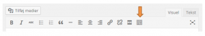 tekstredigering i WordPress